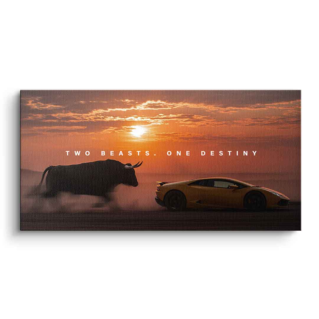 Canvas Two Beasts ( Lambo )