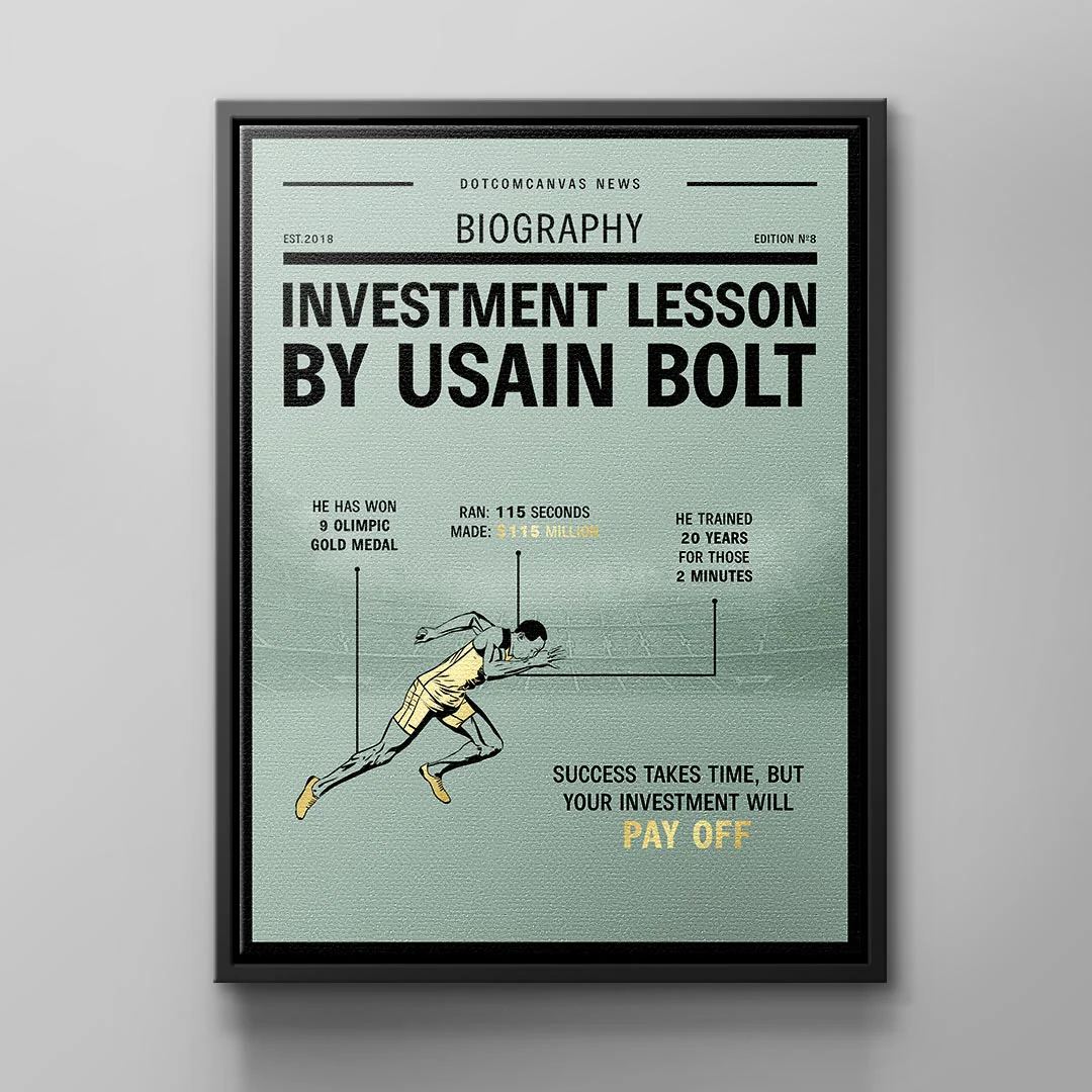 Canvas USAIN BOLD INVESTMENT LESSON
