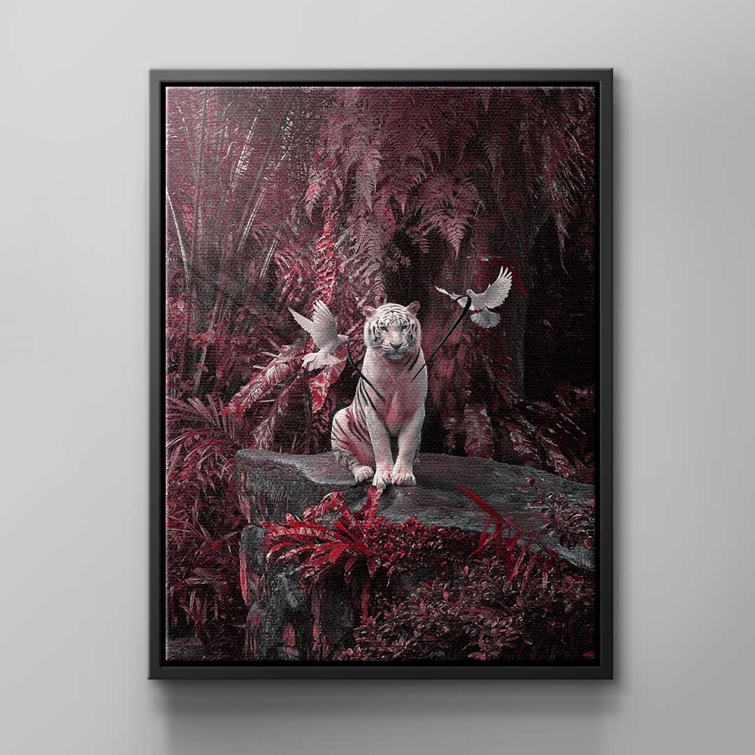 Canvas White Tiger